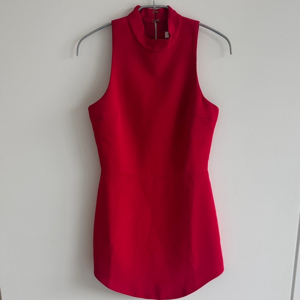 Amanda Uprichard red mini dress